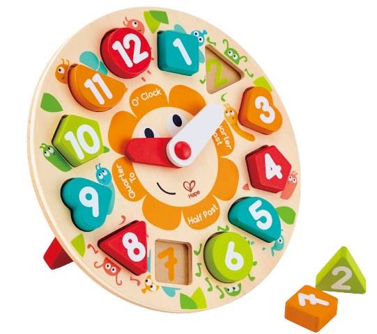 Hape Puzzle Chunky Clock - Treasure Island Toys