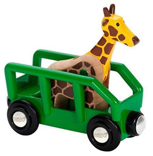 Brio Trains - Giraffe and Wagon - Treasure Island Toys