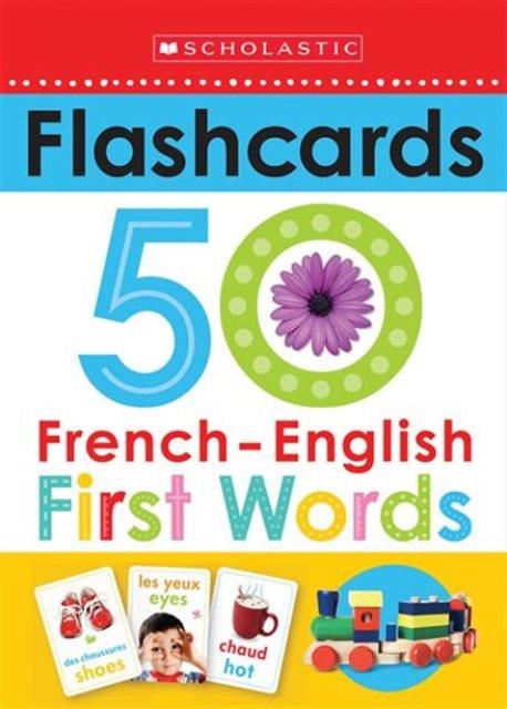 Scholastic Early Learners: Flashcards French-English 50 First Words - Treasure Island Toys
