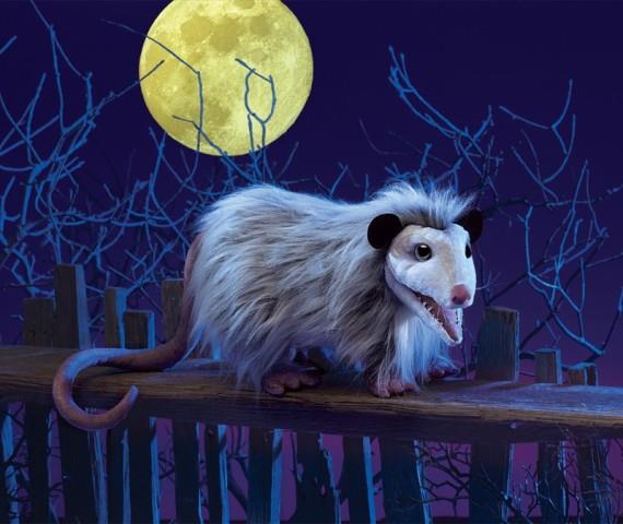 Folkmanis Puppet - Opossum - Treasure Island Toys