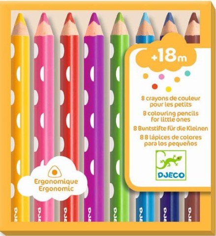 Djeco Art - Colour Pencils for Little Ones - Treasure Island Toys