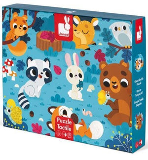 Janod Tactile Puzzle - Forest Animals - Treasure Island Toys
