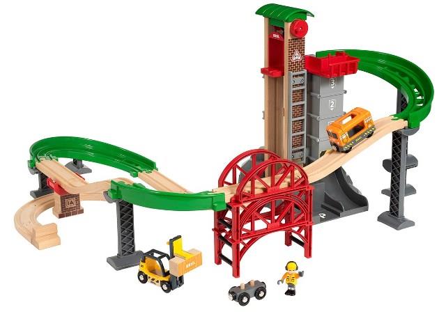 Brio Trains Set - Lift & Load Warehouse - Treasure Island Toys