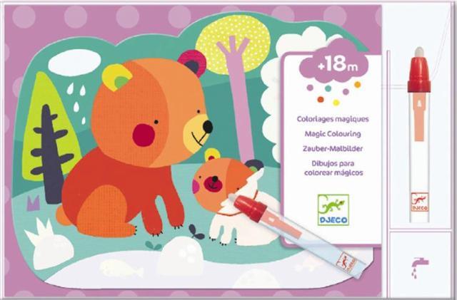 Djeco Art Kit - Magic Colouring Hidden in the Woods - Treasure Island Toys