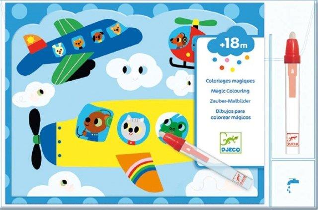 Djeco Art Kit - Magic Colouring Hidden In the Sky - Treasure Island Toys