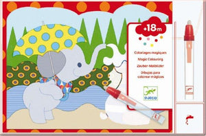 Djeco Art Kit - Magic Colouring Hidden Outside - Treasure Island Toys