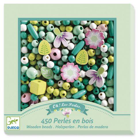 Djeco Art Kit Beads - Leaves and Flowers - Treasure Island Toys