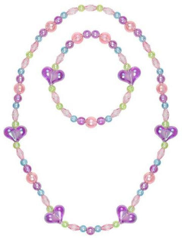 Great Pretenders Fashion - My Heart Will Go On Necklace & Bracelet Set - Treasure Island Toys