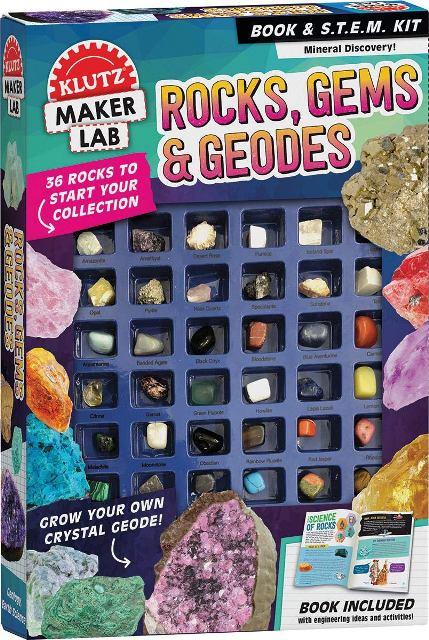Klutz STEAM Lab Rocks, Gems & Geodes - Treasure Island Toys