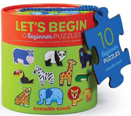 Crocodile Creek Puzzle Let's Begin Jungle - Treasure Island Toys