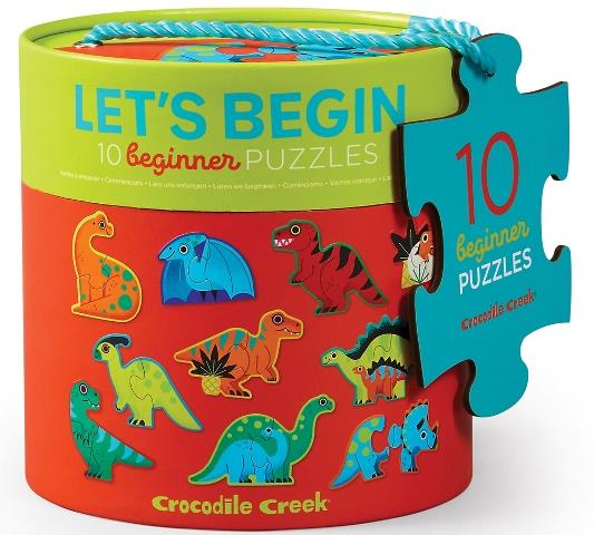 Crocodile Creek Puzzle Let's Begin Dinosaurs - Treasure Island Toys