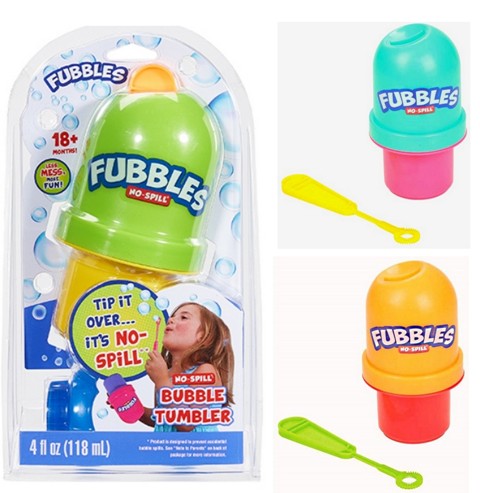 Fubbles No-Spill Bubble Tumbler - Treasure Island Toys