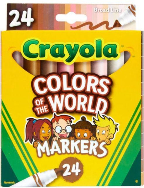 Crayola Colors of the World Markers - Treasure Island Toys