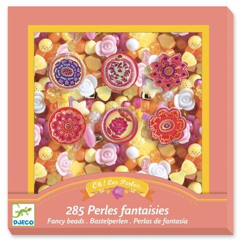 Djeco Art Kit Beads - Fancy Flowers - Treasure Island Toys