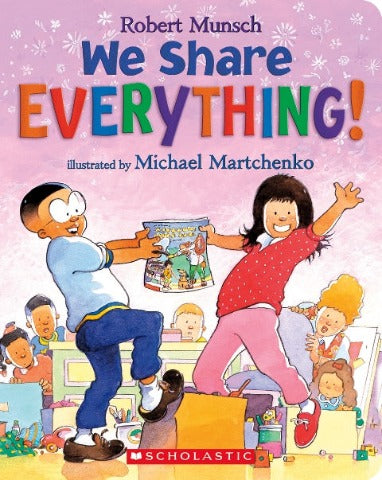 We Share Everything Board Book - Treasure Island Toys