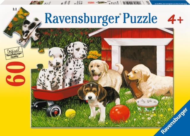 Ravensburger Puzzle 60 Piece, Puppy Party - Treasure Island Toys