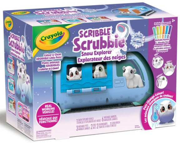 Crayola Scribble Scrubbie Arctic Pets Snow Explorer - Treasure Island Toys