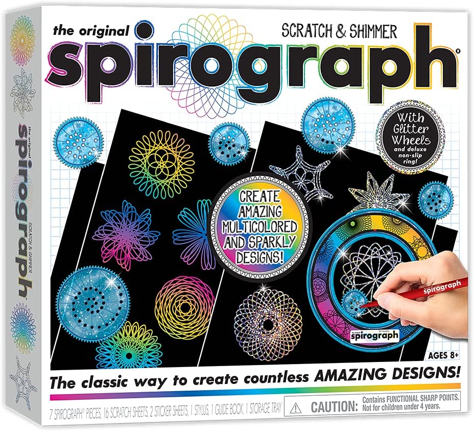 Spirograph Scratch and Shimmer - Treasure Island Toys