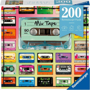Ravensburger Puzzle Moment 200 Piece, Mix Tape - Treasure Island Toys