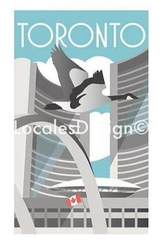 Locales Design Print - Toronto City Hall - Treasure Island Toys