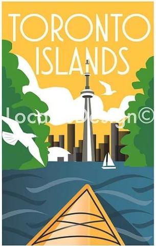 Locales Design Print - Toronto Islands - Treasure Island Toys