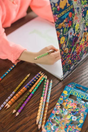 Eeboo Art - Tree of Life Double-sided Coloured Pencils - Treasure Island Toys