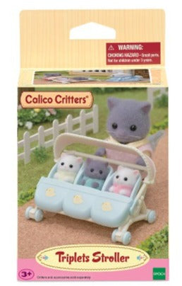 Calico Critters Furniture - Triplets Stroller - Treasure Island Toys