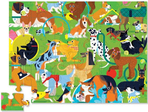 Crocodile Creek Floor Puzzle Playful Pups, 36 Piece - Treasure Island Toys