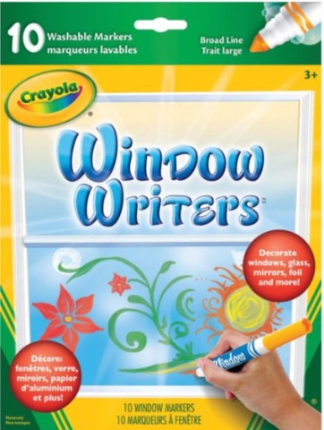 Crayola Washable Window Writers - Treasure Island Toys
