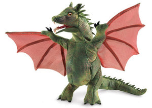 Folkmanis Puppet - Winged Dragon - Treasure Island Toys